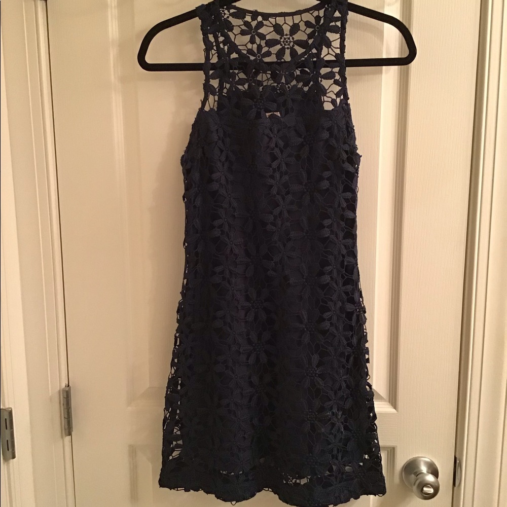 Navy lace Hollister sundress
